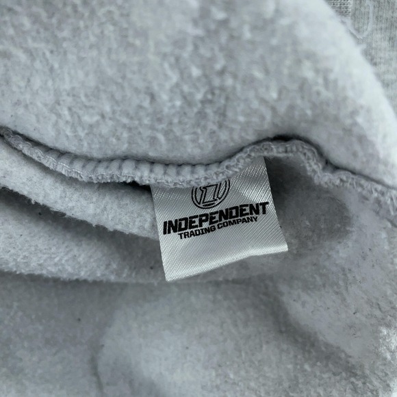 Obey‎ Hoodie Womens Small Gray Rose Floral Pullover Sweatshirt Streetwear Skate - Picture 8 of 9